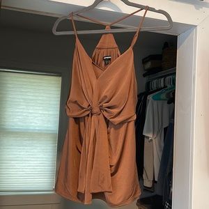 Champagne express tank top